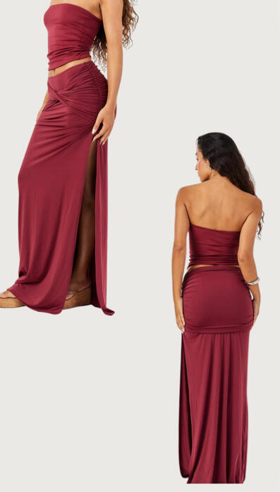 CONJUNTO SAIA + TUBE TOP MURY THE BRAND (PP) top: R$100 saia: R$150 conjunto: R$170