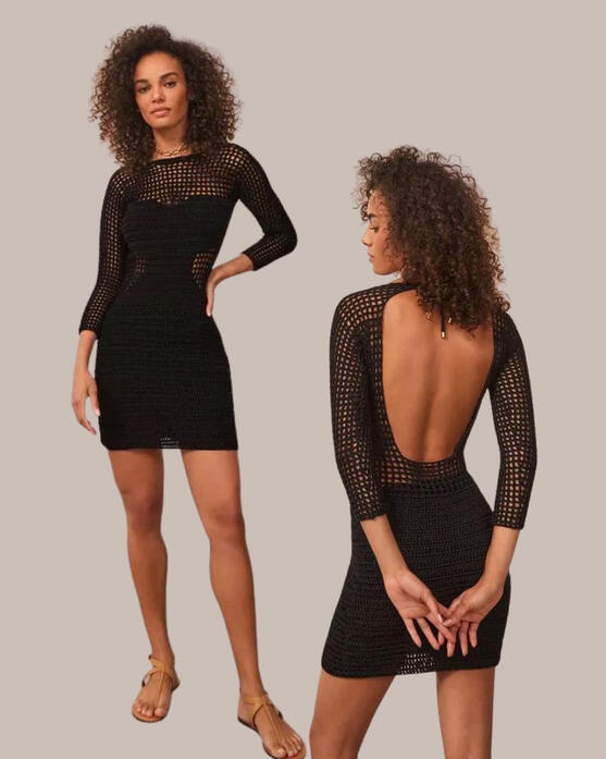 VESTIDO VIX TRICOT MINI PEGGY (P) R$295